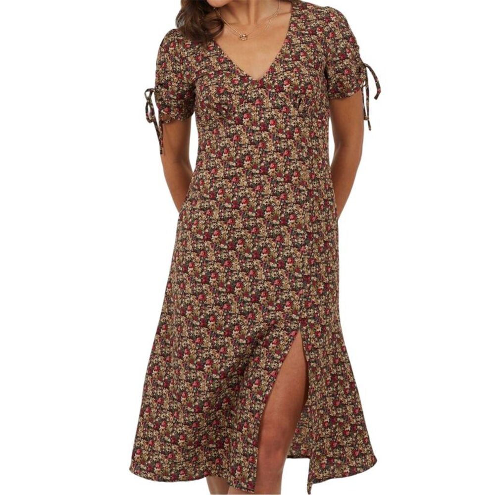 Brave Soul Womens/Ladies Wrap Dress / Green
